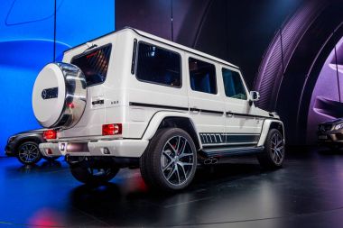 Frankfurt, Almanya - 23 Eylül, 2015:Mercedes Benz G63 Amg (W