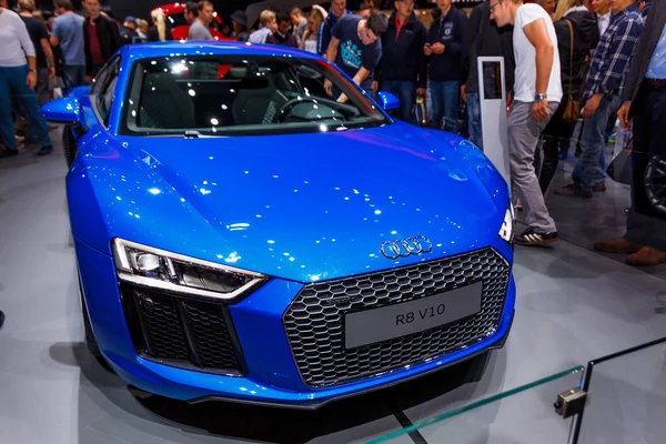 FRANKFURT - SETEMBRO 22, 2015: Audi shown at the 66th IAA (Inte — Fotografia de Stock