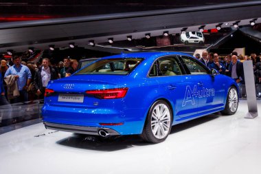 Frankfurt - 22 Eylül 2015: 66 IAA (Inte gösterilen Audi