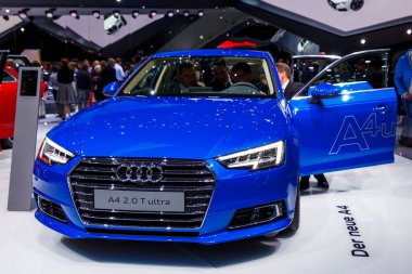Frankfurt - 22 Eylül 2015: 66 IAA (Inte gösterilen Audi