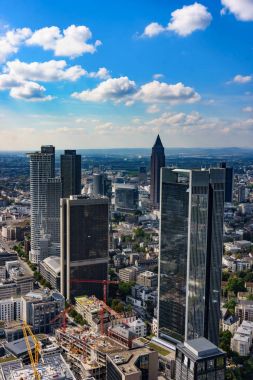 Skyline Frankfurt Frankfurt, Alman Maintower üzerinden görüntülemek