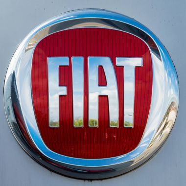 Almanya, Mönchengladbach-16 Nisan 2017: logo Fiat Corp