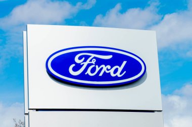 Almanya, Mönchengladbach-16 Nisan 2017: logo Ford Corp