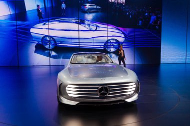 Frankfurt - 23 Eylül: Mercedes-Benz kavramı IAA gösterilir