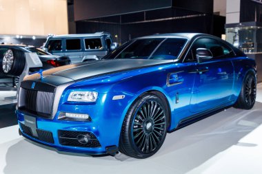 Frankfurt, Almanya - 23 Eylül 2015: Rolls Royce M tarafından tarz