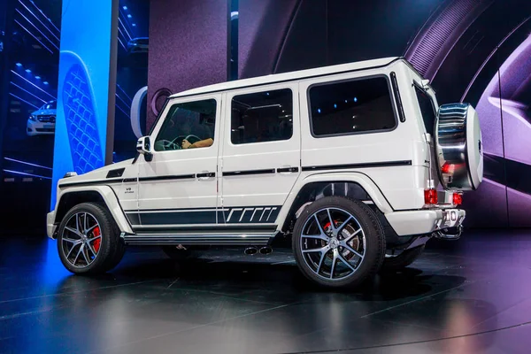 9 월 23 일, 프랑크푸르트, 독일 2015:Mercedes 벤츠 G63 Amg (W — 스톡 사진