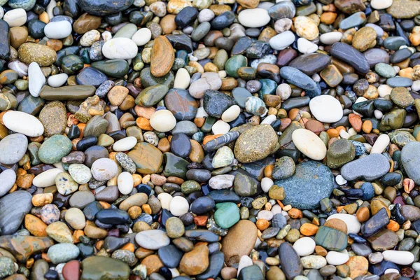 Kamienie na plaży. kamienne podłoże — Zdjęcie stockowe