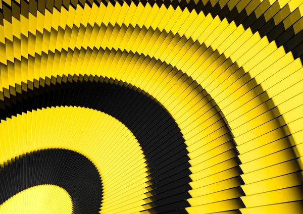 Κίτρινο και μαύρο φόντο. Αφηρημένο 3d rendering — Φωτογραφία Αρχείου