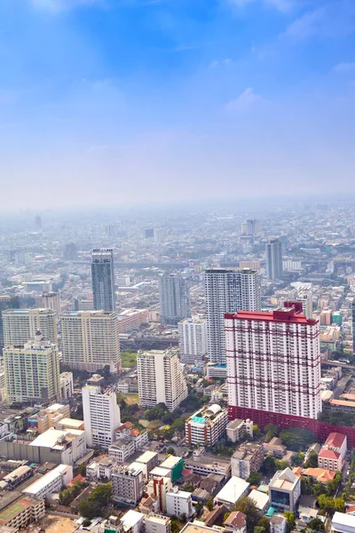 バンコクの街並み 高層ビルと ビジネス街 ストックフォト