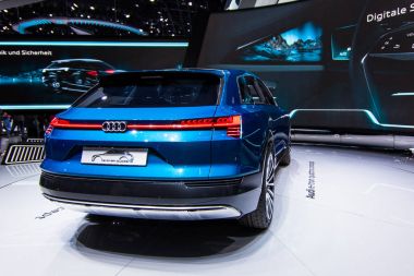 FRANKFURT, GERMANY - September 23, 2015: Audi e-tron quattro con