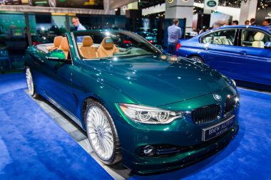 FRANKFURT, GERMANY - SEPTEMBER 23, 2015:  Alpina B6 Bi-Turbo pre