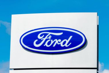 Almanya, Mönchengladbach-16 Nisan 2017: logo Ford Corp
