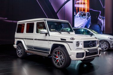 Frankfurt, Almanya - 23 Eylül, 2015:Mercedes Benz G63 Amg (W