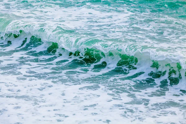 Schöne Meereswelle. Meereswasser Hintergrund — Stockfoto