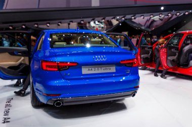 Frankfurt - 22 Eylül 2015: 66 IAA (Inte gösterilen Audi
