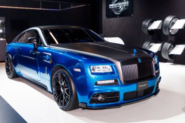 Frankfurt, Almanya - 23 Eylül 2015: Rolls Royce M tarafından tarz