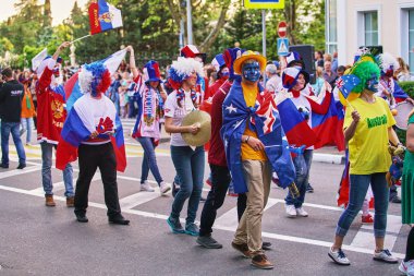 Sochi, Rusya Federasyonu. 27 Mayıs 2017 karnaval göstermek için ope adanmış