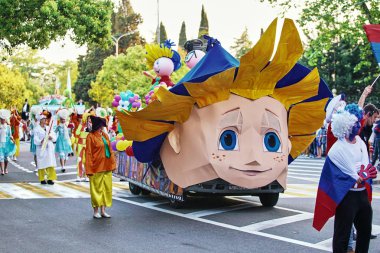 Sochi, Rusya Federasyonu. 27 Mayıs 2017 karnaval göstermek için ope adanmış