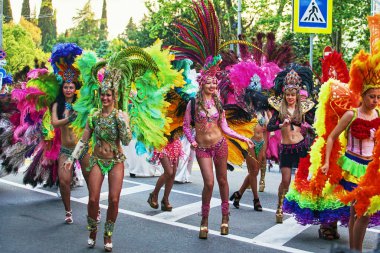 Sochi, Rusya Federasyonu. 27 Mayıs 2017 karnaval göstermek için ope adanmış