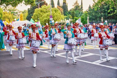 Sochi, Rusya Federasyonu. 27 Mayıs 2017 karnaval göstermek için ope adanmış
