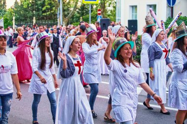 Sochi, Rusya Federasyonu. 27 Mayıs 2017 karnaval göstermek için ope adanmış