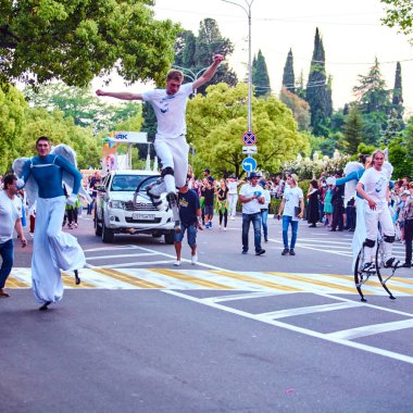 Sochi, Rusya Federasyonu. 27 Mayıs 2017 karnaval göstermek için ope adanmış