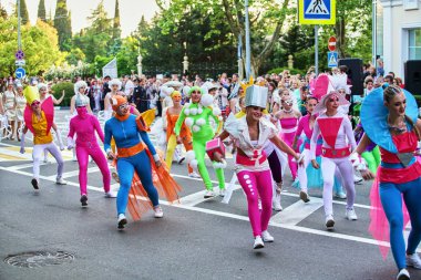 Sochi, Rusya Federasyonu. 27 Mayıs 2017 karnaval göstermek için ope adanmış