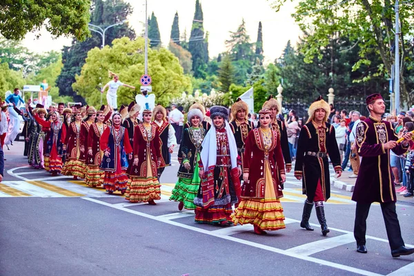 Soči, Rusko. 27. května 2017, karneval show věnované OPŽP — Stock fotografie