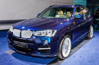 Frankfurt, Almanya - 23 Eylül 2015: Bmw Alpina o sundu