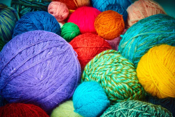 renkli yün iplik balls.wool iplik top. Ne için renkli konu