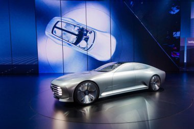 Frankfurt - 23 Eylül: Mercedes-Benz kavramı IAA gösterilir