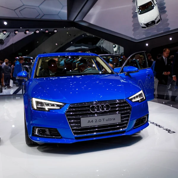 Frankfurt - 22 Eylül 2015: 66 IAA (Inte gösterilen Audi