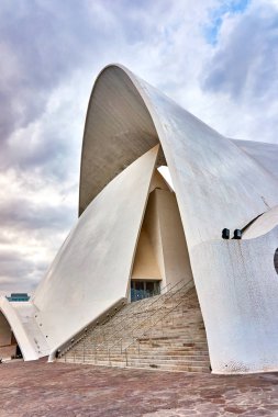 Santa Cruz de Tenerife, İspanya-Ocak 2017:Santa Cruz de Tenerife