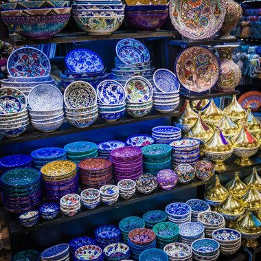 Kapalıçarşı Istanbul, Türkiye'de satışa Türk Seramik