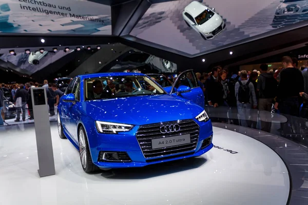 Frankfurt - 22 Eylül 2015: 66 IAA (Inte gösterilen Audi