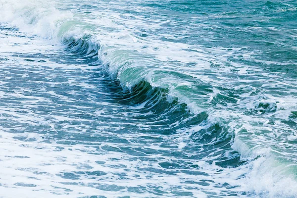 Ondas no oceano. onda oceano fundo de água. Vista bonita de s — Fotografia de Stock