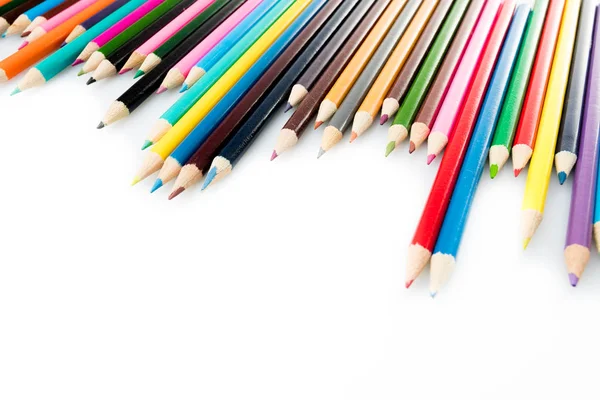 Beyaz arka plan üzerinde izole kalem renk. Arka plan