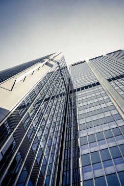 Ofis binası İş binası. Binanın dışı