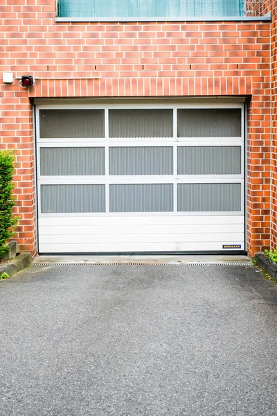Garage Door. the facade of the garage doors