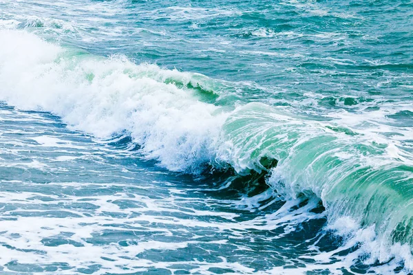 Ondas no oceano. onda oceano fundo de água. Vista bonita de s — Fotografia de Stock