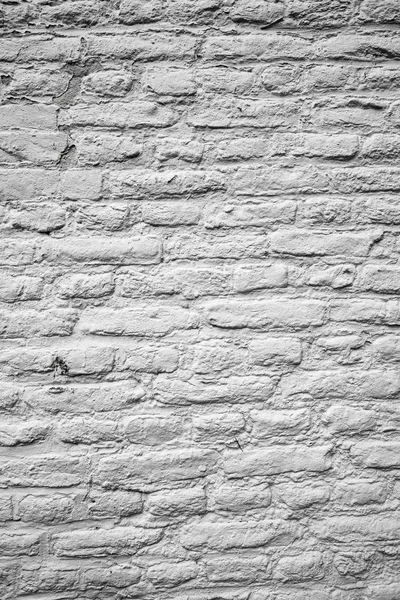 Beyaz tuğla duvar. Fotoğraf arka plan dokusu — Stok fotoğraf