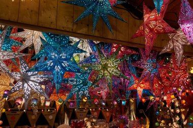 Noel ışıkları süslemeleri. Noel arka plan