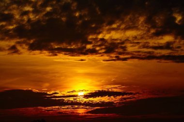 dramatik gökyüzü. Güzel gökyüzü