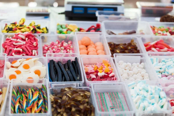 Sweet visas på en marknad — Stockfoto