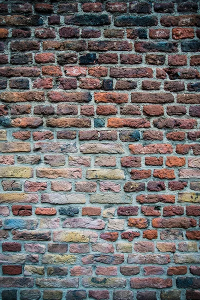 Oude rode baksteen muur textuur achtergrond — Stockfoto