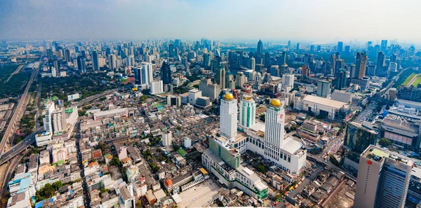 Bangkok - Tayland - 15 Aralık 2013: Bangkok b havadan görünümü — Stok fotoğraf