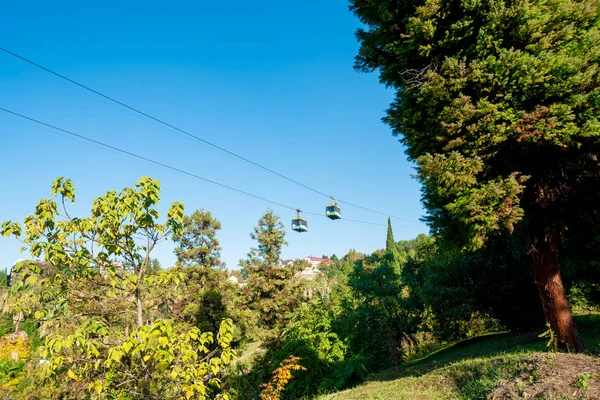 Sochi, Russia - November 08, 2017: Arboretum funicular in Sochi — Stock Photo, Image