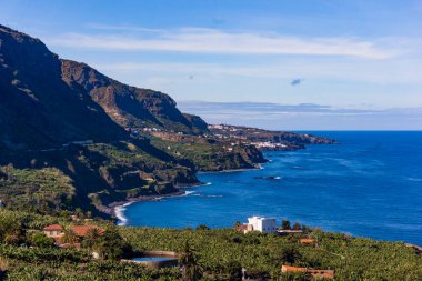 Tenerife sahil. Tenerife siyah beach