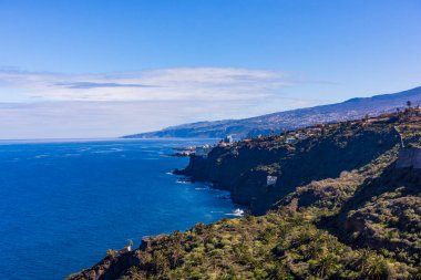 Tenerife sahil. Tenerife siyah beach