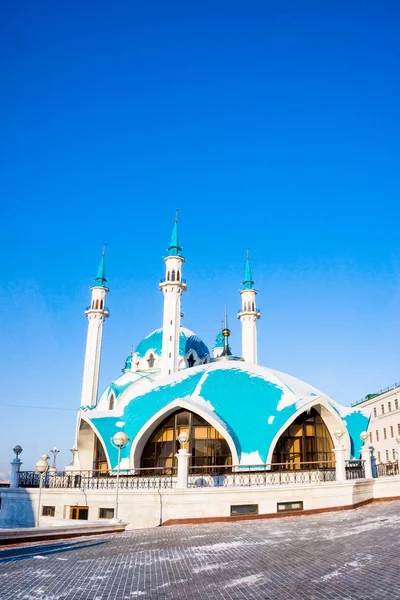 De moskee van de Kul Sharif in Kremlin van Kazan. Tatarstan, Rusland — Stockfoto